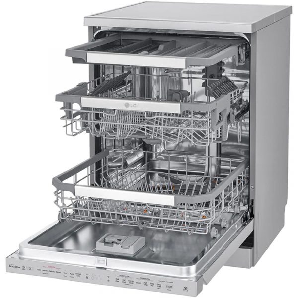 ماشین ظرفشویی 14 نفره نقره ای ال جی مدل DFB325HS محصول 2018